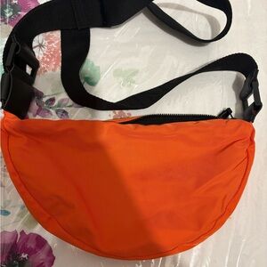 All Saints Orange Crossbody Bag Sporty Design